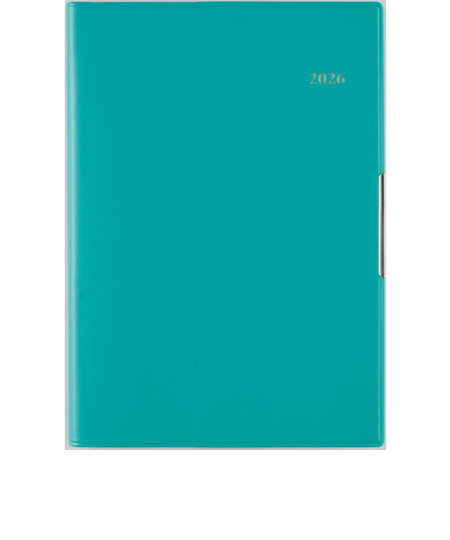 【2026年1月始まり】　高橋書店　フェルテ9　B6　ウィークリーホリゾンタル　239　ターコイズ　月曜始まり