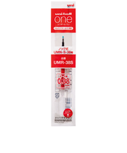 三菱鉛筆　ゲルボールペン替芯　0.38mm　UMR-38S.15　赤