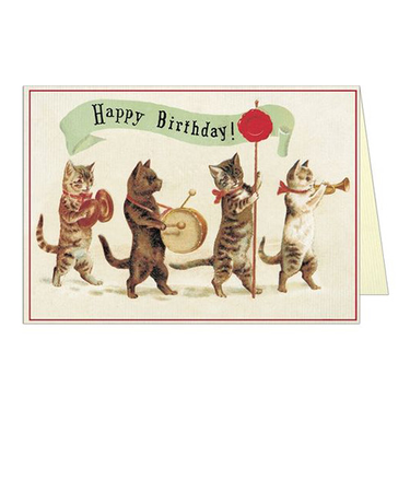 カバリーニ（CAVALLINI）　グリーティングカード　Happy　Birthday　キャット3