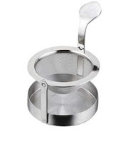 セイラス（SALUS）　リーフスウィング　ストレーナー　シルバー