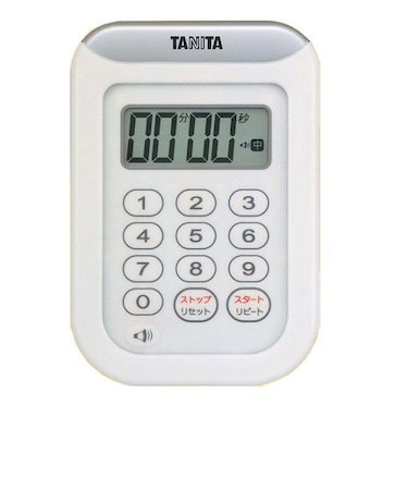 タニタ　丸洗いタイマー　TD－378WH　ホワイト