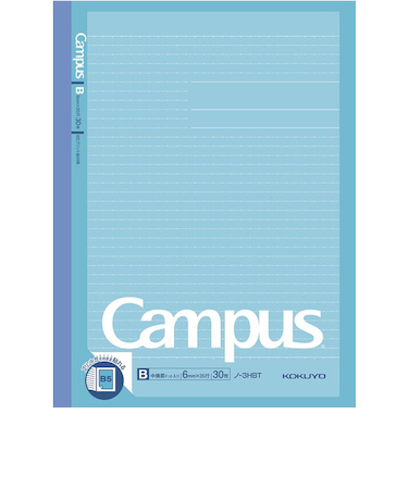 コクヨ（KOKUYO）　キャンパスノート　プリント貼付用ドットB罫　ノ－3HBT
