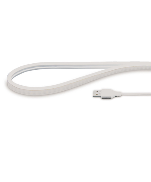 日本トラストテクノロジー　USBネオンチューブライト　1m　NEONLT1M－WH　ホワイト