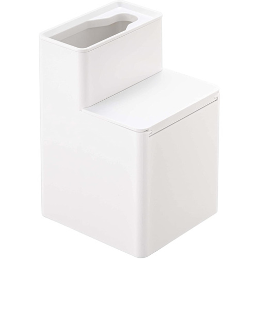 山崎実業　タワー（tower）　替ブラシ収納付　流せるトイレブラシスタンド　5722　ホワイト