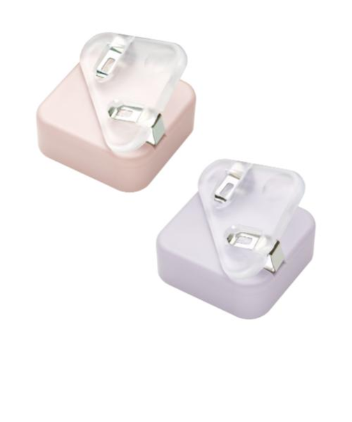 ソニック（sonic）　カドノオモクリップ　おもさでページキープ！　SP－1667－P　ピンク系　2個入