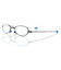 ネオビジョン　アンテナメガネ　ブルー　＋2.50（一般医療機器）