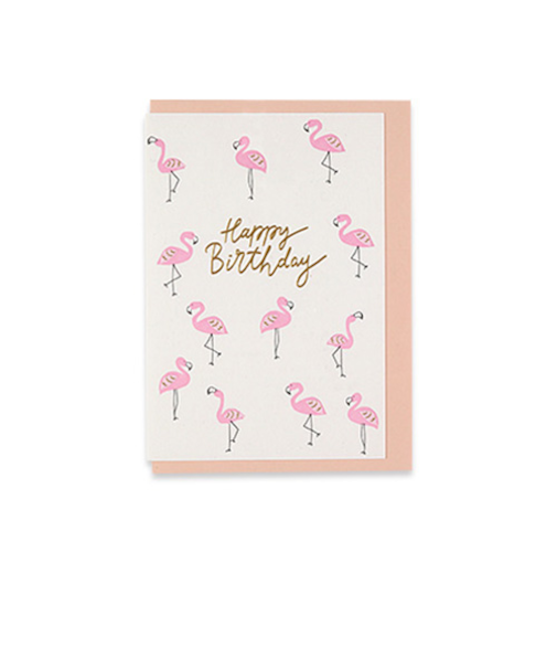 グリーティングライフ　シックバースデーカード　MM－226　フラミンゴ