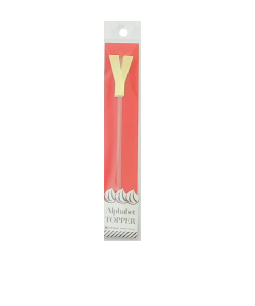 Z＆K（ゼットアンドケイ）　アルファベットトッパー　64－069　Y