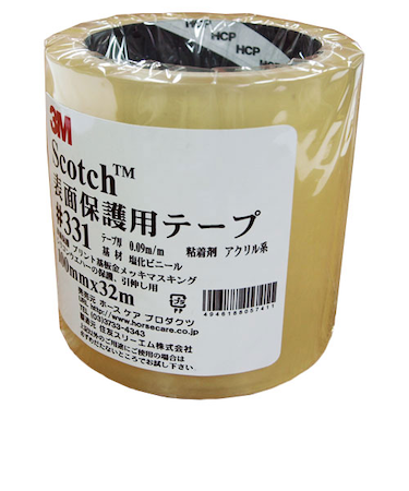 3M　スコッチ　表面保護用テープ　＃331　100mm×32m