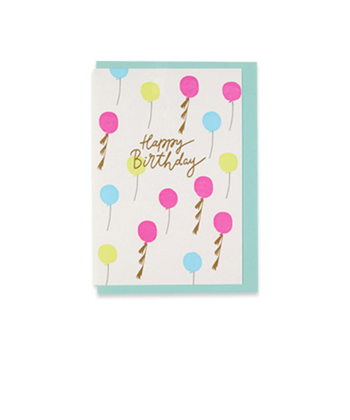 グリーティングライフ　シックバースデーカード　MM－225　バルーン