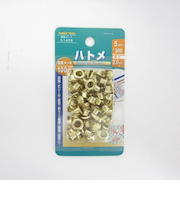 ミツトモ　シンチュウメッキハトメ玉　5ミリ　51426