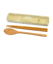 サブヒロモリ　コペルト　抗菌箸入りコンビセット　PCA3640－06　アイボリー