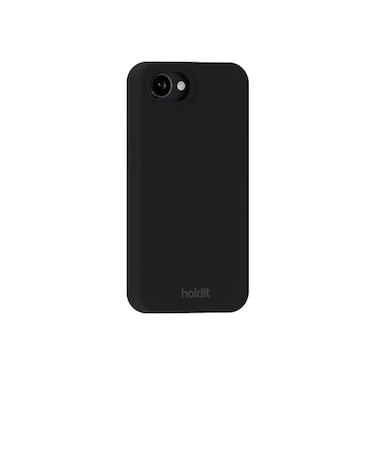 【iPhone　16e】　ホールディット（Holdit）　シリコンケース　16736　ブラック