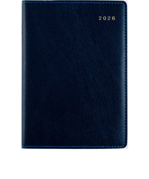 【2026年1月始まり】　高橋書店　リシェル1　A6　ウィークリーレフト　211　ミッドナイトブルー　月曜始まり