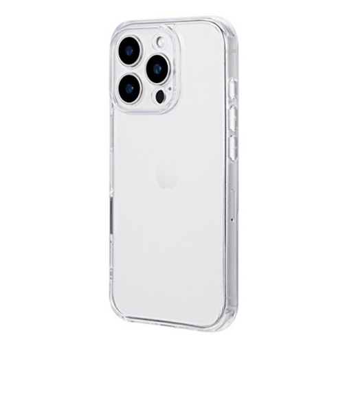 【iPhone16Pro】　ルプラスネクスト（LEPLUS　NEXT）　耐傷・耐衝撃ハイブリッドケース　「UTILO　Hybrid　精密設計」　クリア