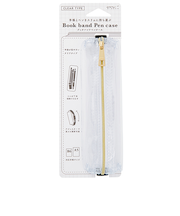 ミドリ(MIDORI) ブックバンドペンケース B6~A5用 41825006 透明A
