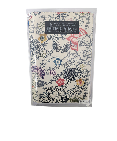 月形雪之丞　着物古布　御朱印帖キット　B
