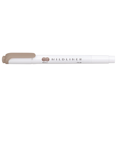 ゼブラ（ZEBRA）　マイルドライナー　WKT7‐ME　ブラウン