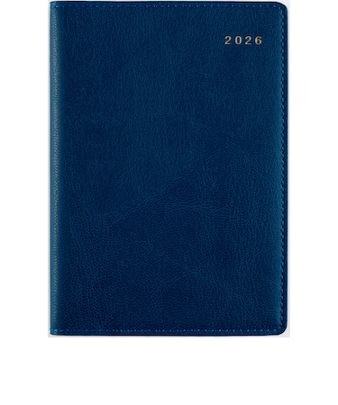 【2026年1月始まり】　高橋書店　リシェル7　A6　ウィークリーホリゾンタル　217　コーンフラワーブルー　月曜始まり