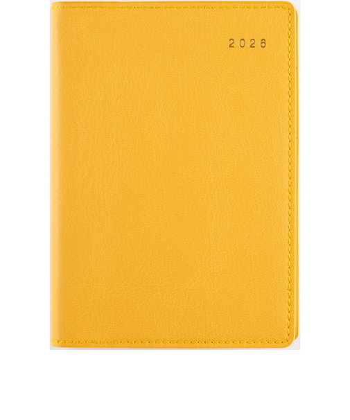 【2026年1月始まり】　高橋書店　リシェル4　A6　ウィークリーリンクアップ　214　サンフラワーイエロー　月曜始まり