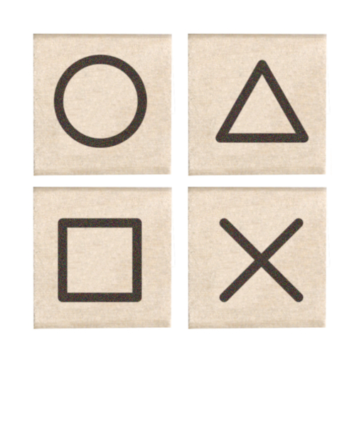 こどものかお　＃手帳はんこ部　4Pセット　0409－015　マーク