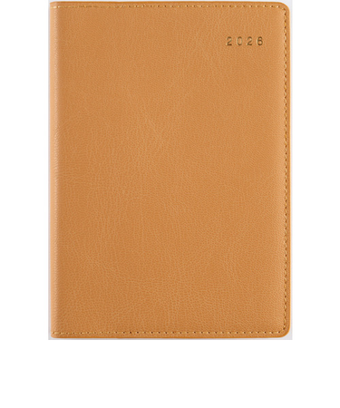 【2026年1月始まり】　高橋書店　リシェル3　A6　ウィークリーバーチカル　213　ミルクキャラメル　月曜始まり