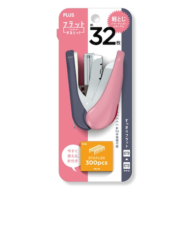 プラス（PLUS）　フラットかるヒット32枚とじ　30－716　ピンク