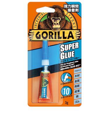 GORILLA　ゴリラスーパーグルー　強力瞬間接着剤　3g　1771