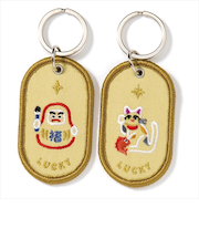 いろは出版 2/8b(ツーインエイトビリオン) ペアキーリング フィーリングシリーズ ラッキー