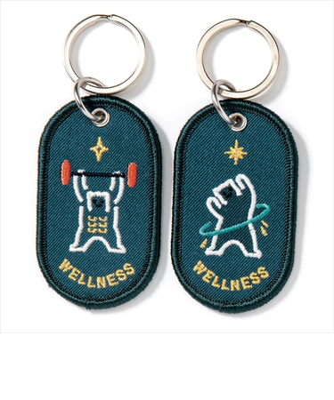 いろは出版　2／8b（ツーインエイトビリオン）　ペアキーリング　フィーリングシリーズ　ウェルネス