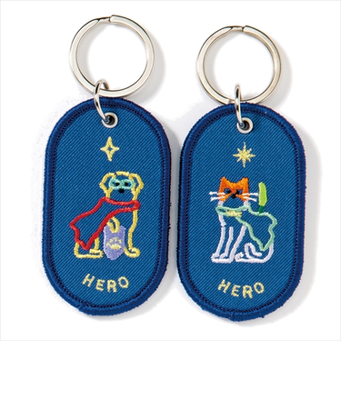 いろは出版　2／8b（ツーインエイトビリオン）　ペアキーリング　フィーリングシリーズ　ヒーロー