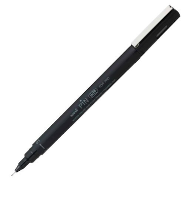 三菱鉛筆　水性サインペン　0.28mm　PIN　PIN－101　黒