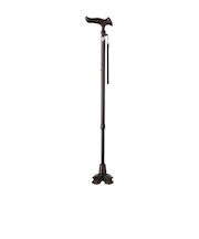 フジホーム　かるがも伸縮4ポイント　WB3778　ブラック