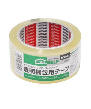 ニトムズ　透明梱包テープ　50mm×50m