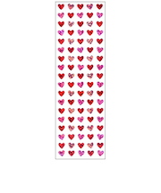 オクヤマ　プリズムシール　PH821　ハート6mm　3色5列