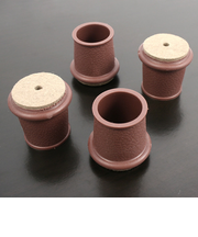 フェルト付き脚キャップ 適応サイズ22~25mm ブラウン