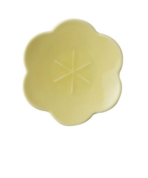 小田陶器　コトハナ（kotohana）11　小皿　P35703　黄梅／薄黄