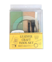 レザークラフトスターターセット　4mm巾サイズ　8点