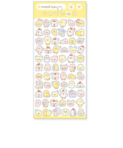 マインドウェイブ　ムードアイコンステッカー　82501　ひよこ