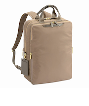 エース　ジーンレーベル（ace.　GENE　LABEL）　フィッテム　ビジネスリュック　17L／20L　6868405　ベージュ