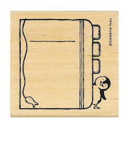 こどものかお どうぶつはんこ【手帳編】 1675-007 ペンギン/手帳