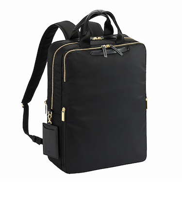 エース　ジーンレーベル（ace.　GENE　LABEL）　フィッテム　ビジネスリュック　17L／20L　6868401　ブラック