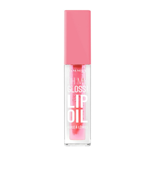 リンメル（RIMMEL）　オーマイグロス　リップオイル　001　ピンクフラッシュ（スイカの香り）