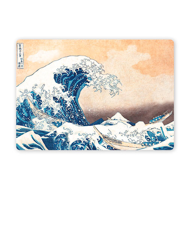 ガプラス　なめらかに動く絵はがき　葛飾北斎　神奈川沖浪裏