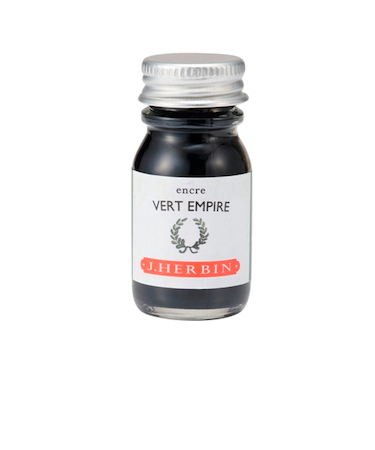 エルバン（HERBIN）　トラディショナルインクミニ　10mL　hb11539　エンパイアグリーン