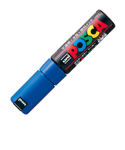 三菱鉛筆　ポスカ　太字角芯　PC－8K　青