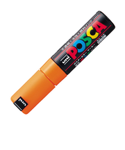 三菱鉛筆　ポスカ　太字角芯　PC－8K　橙