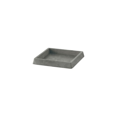 リッチェル　ボタニー　スクエアプレート　10型　ライトグレー