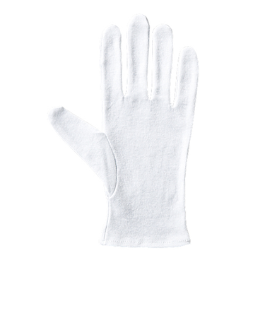 アトム　純綿スムス手袋　マチなし　Lサイズ　12双組