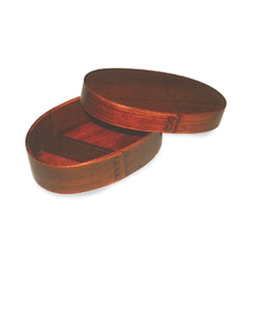 丸十　曲げワッパ小判弁当箱　目摺り　500mL